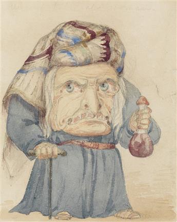 REV. GEORGE LIDDELL JOHNSTON. (CARICATURE) Grotesques.